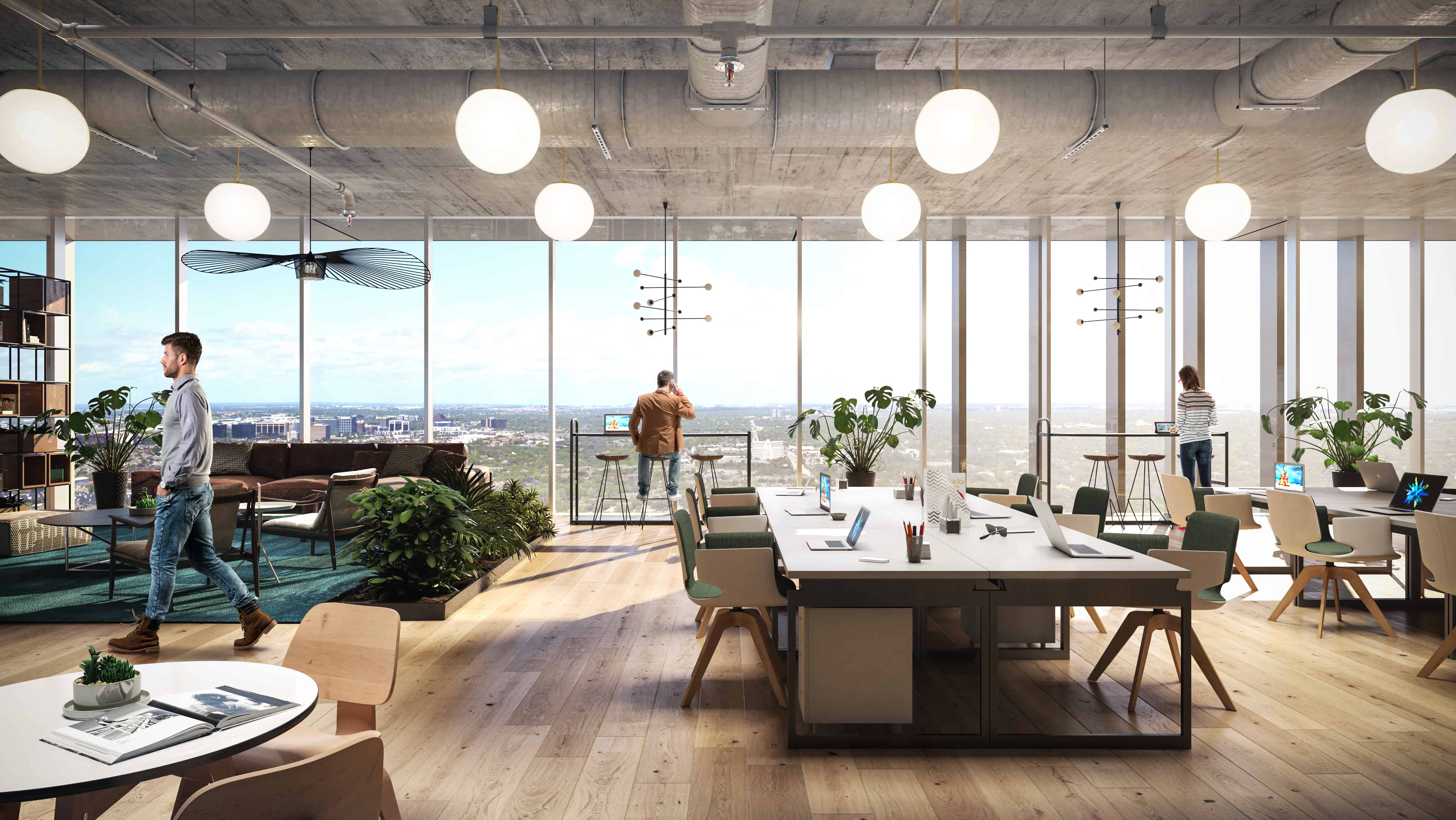 Seritage Valley View WeWork Interior Rendering